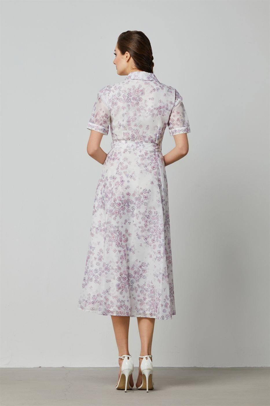A-Line Printed Dress - Femi9 EG