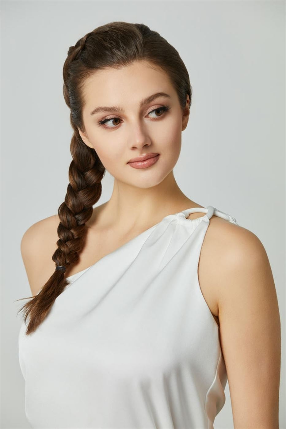 Elegant One-Shoulder Top - Femi9 EG