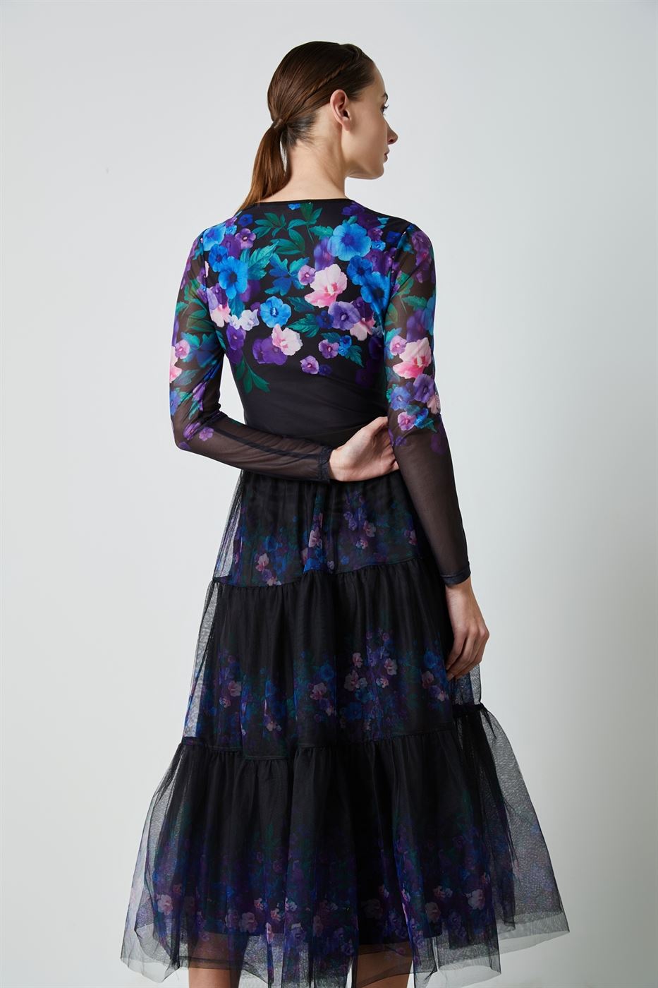 Printed Mesh Skirt - Femi9 EG