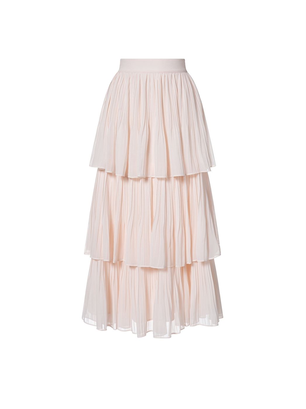 Layer Pleated Chiffon Skirt - Femi9 EG