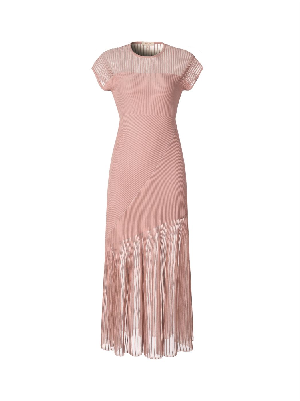 Ribbed-Knit Long Midi Dress - Femi9 EG