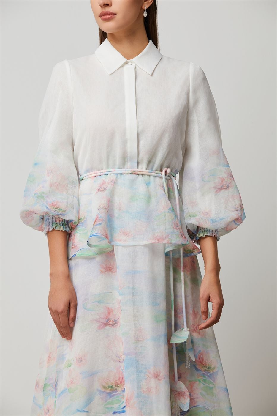 Balloon Sleeves Dress - Femi9 EG