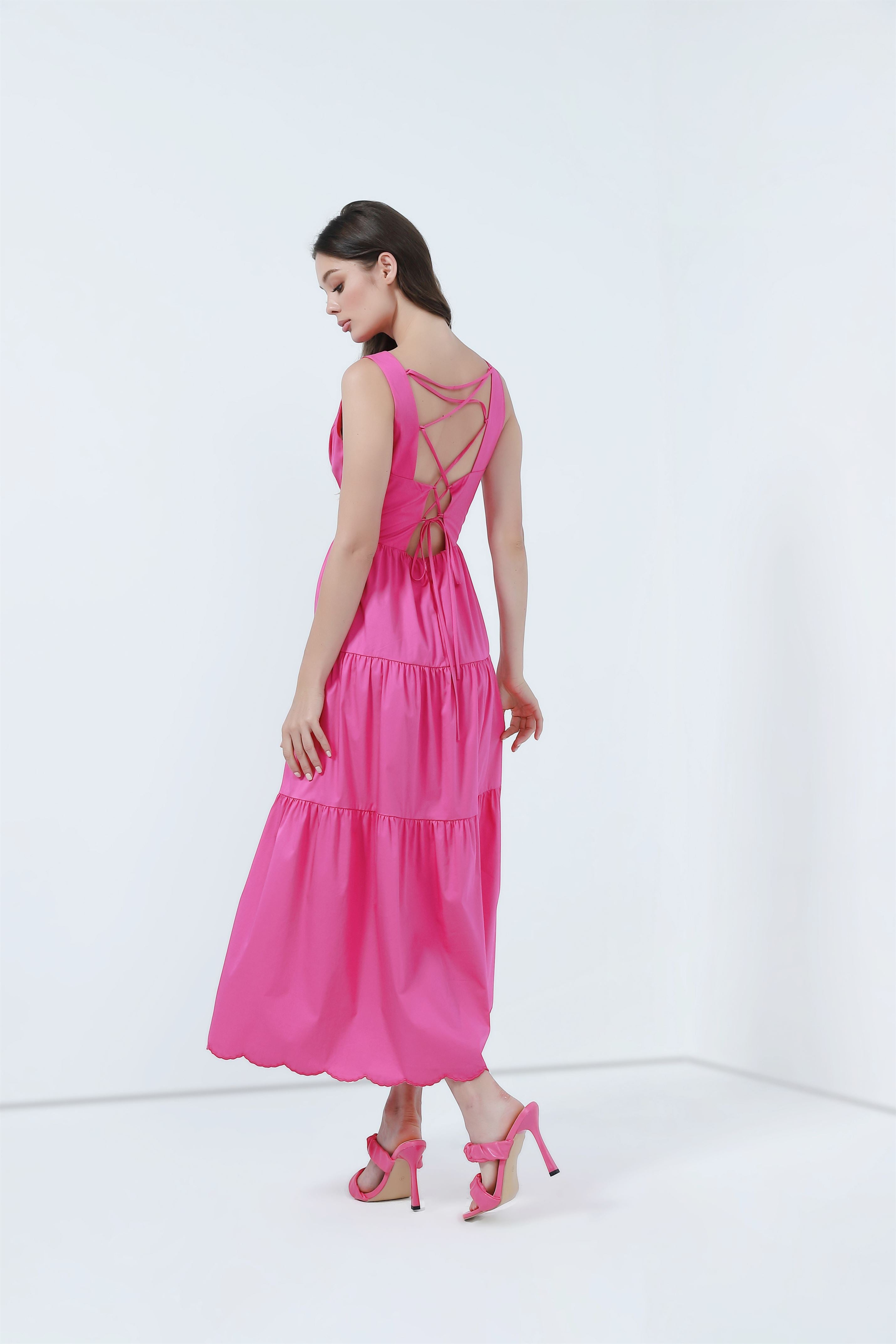 Sleeveless Cotton Dress - Femi9 EG