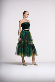 Printed Mesh Skirt - Femi9 EG