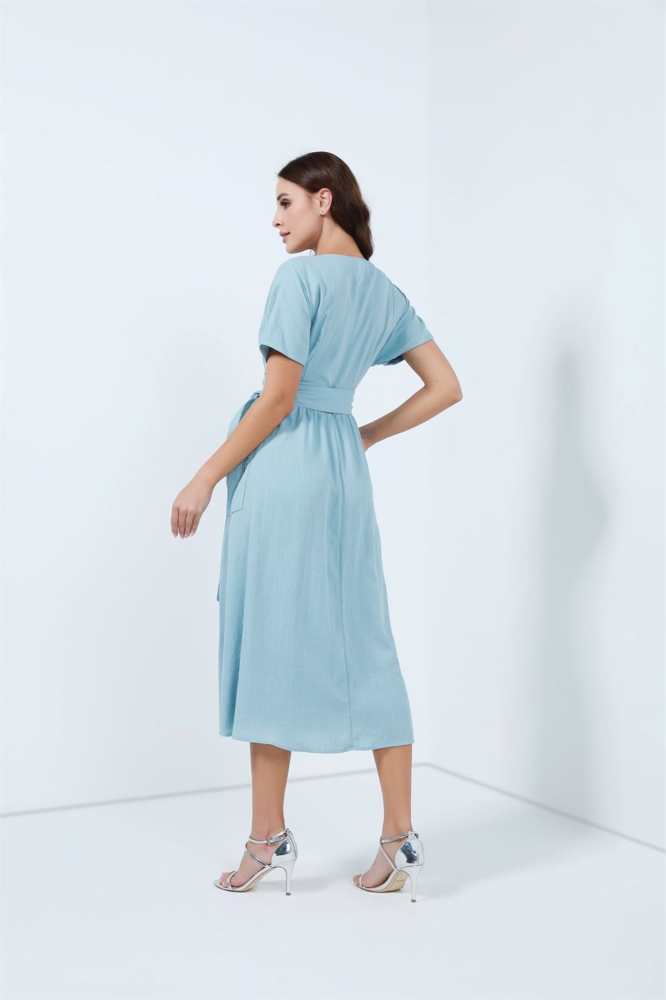 Embeelished Pocket Dress - Femi9 EG