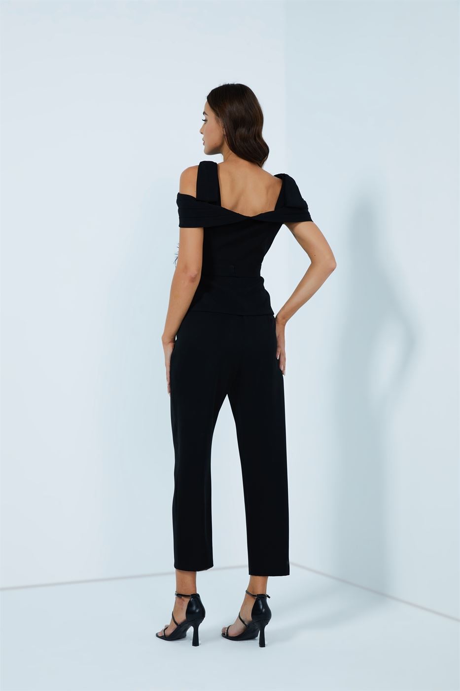 Black Tapered Pants - Femi9 EG
