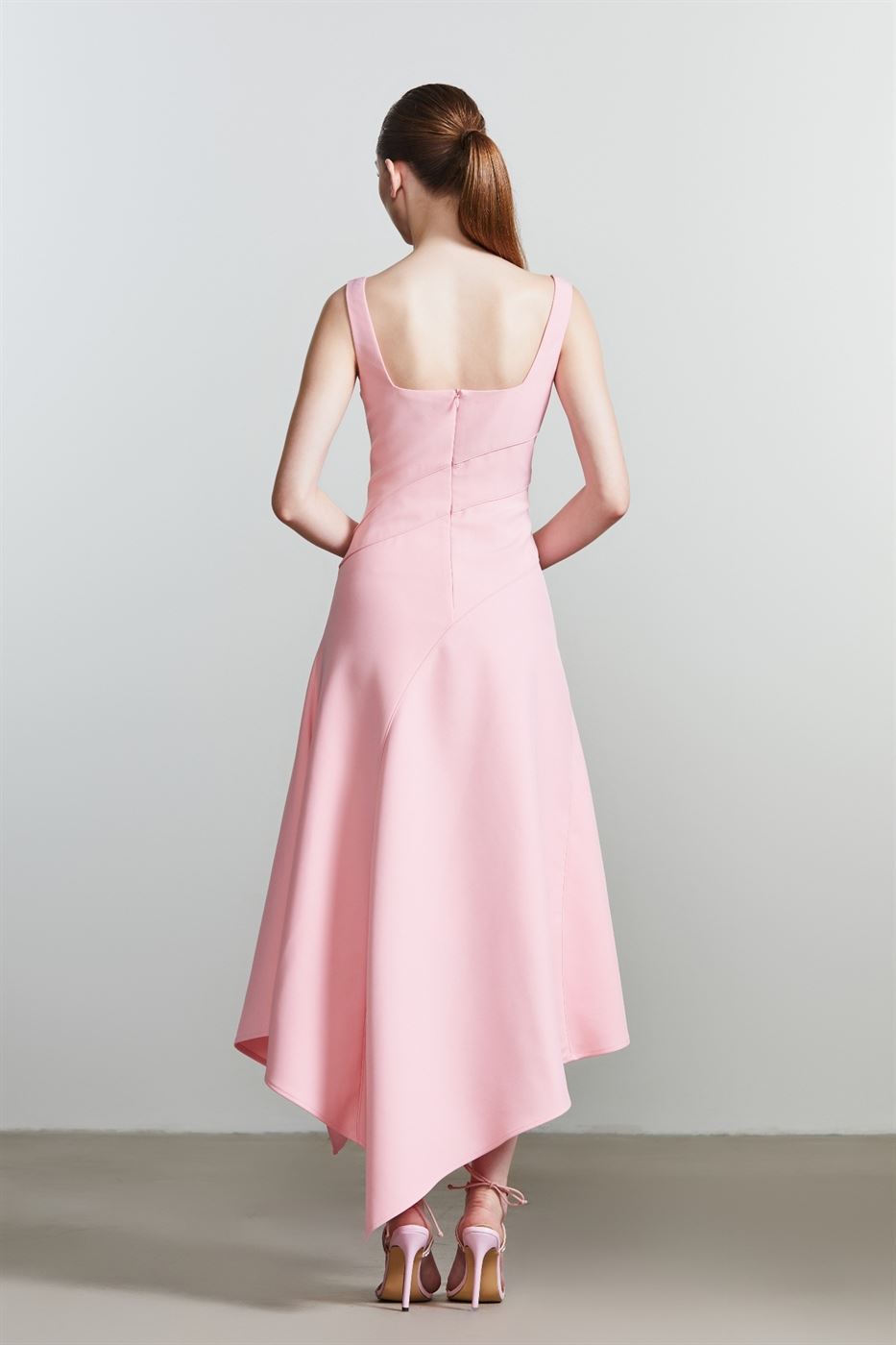 Asymmetrical Hem Dress - Femi9 EG
