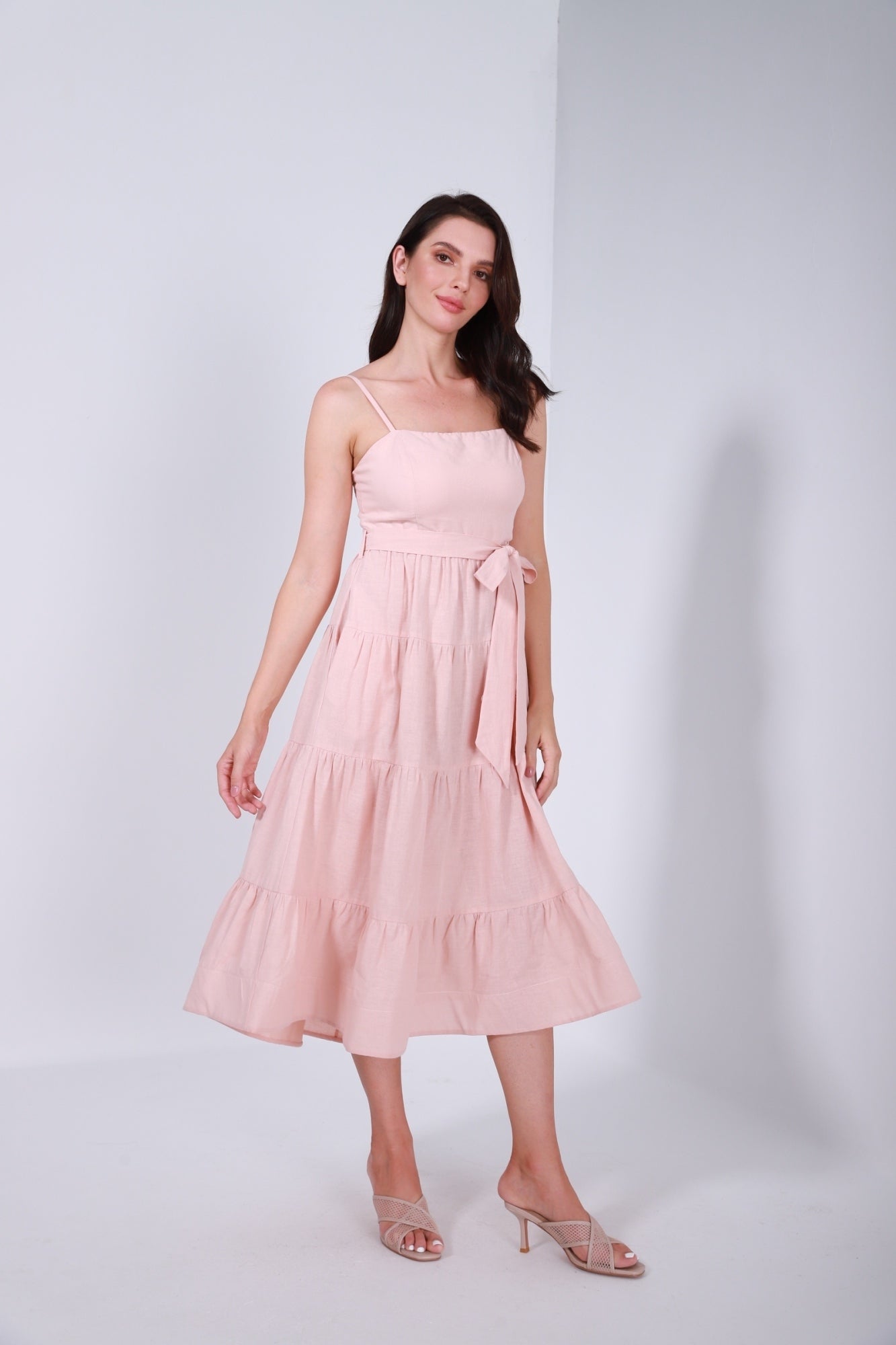 Pleated Layered Dress - Femi9 EG