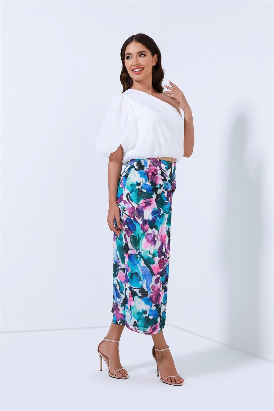 Feather Detail Top - Femi9 EG