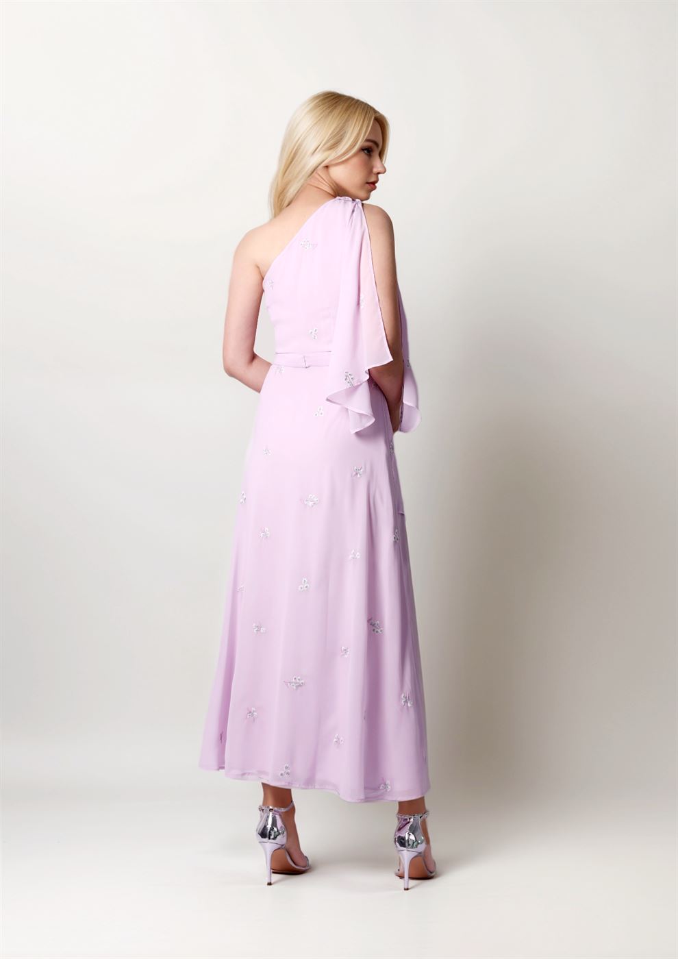 One-Sleeve Asymmetrical Dress - Femi9 EG