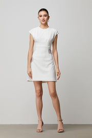 Structured Shoulder Mini Dress - Femi9 EG