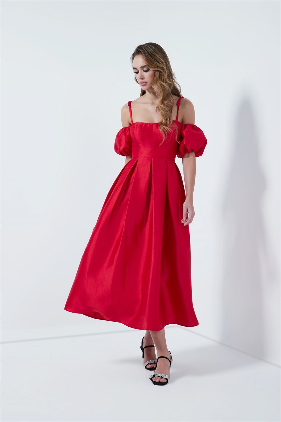 Short Sleeve Midi Dress - Femi9 EG