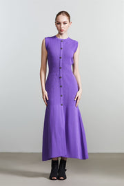 Buttoned Knit Dress - Femi9 EG