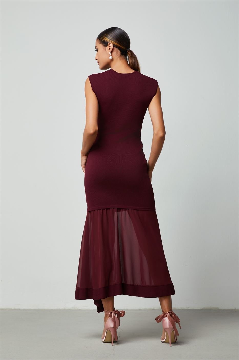 Chiffon Bottom Dress - Femi9 EG