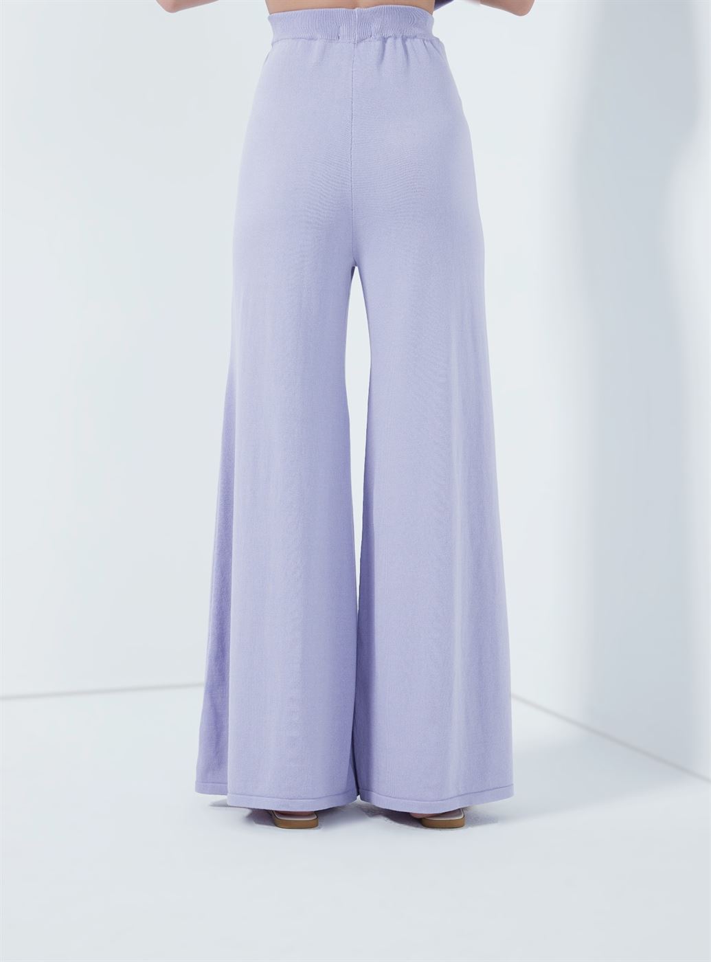 Wide Leg Knit Pants - Femi9 EG