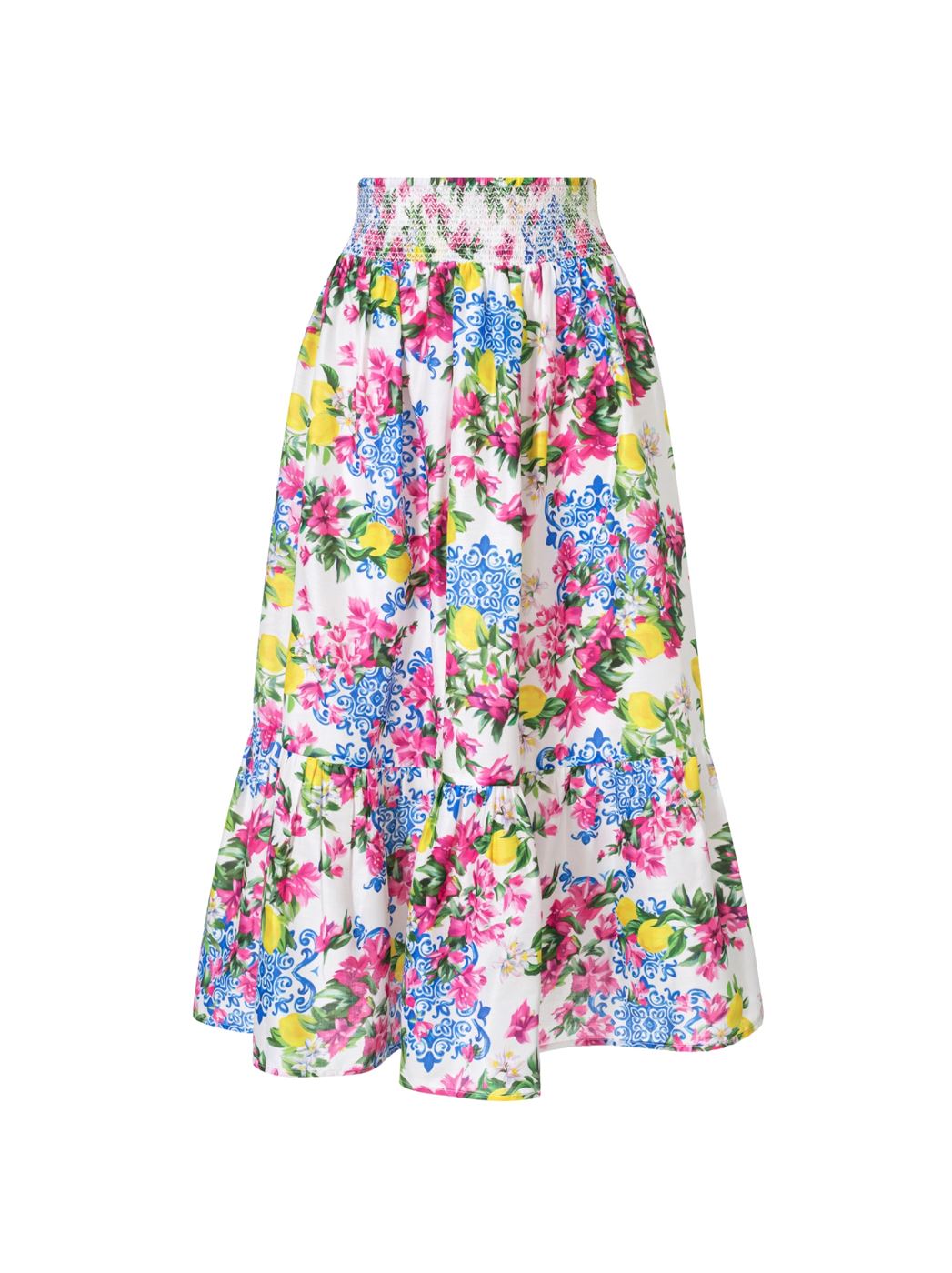 Printed Midi Skirt - Femi9 EG