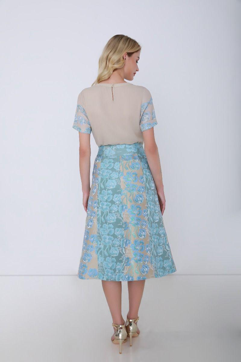 Brocade A-Line Skirt - Femi9 EG