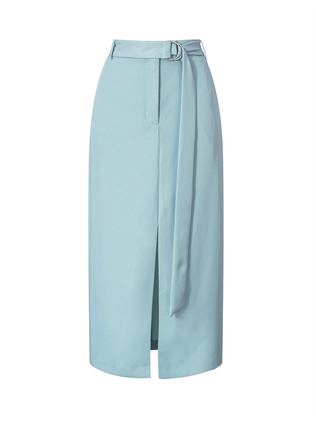 Buckle Belted Column Skirt - Femi9 EG