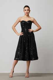 Embellished Mesh Dress - Femi9 EG