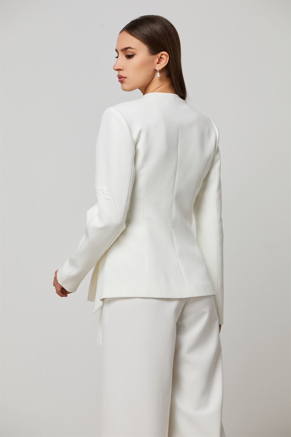 Blazer With Tie Belt - Femi9 EG