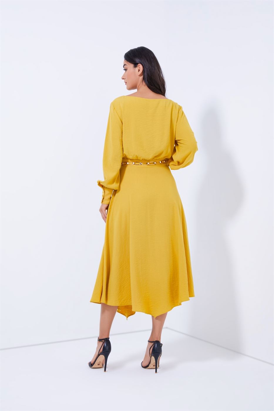 Asymmetrical Hem Dress - Femi9 EG