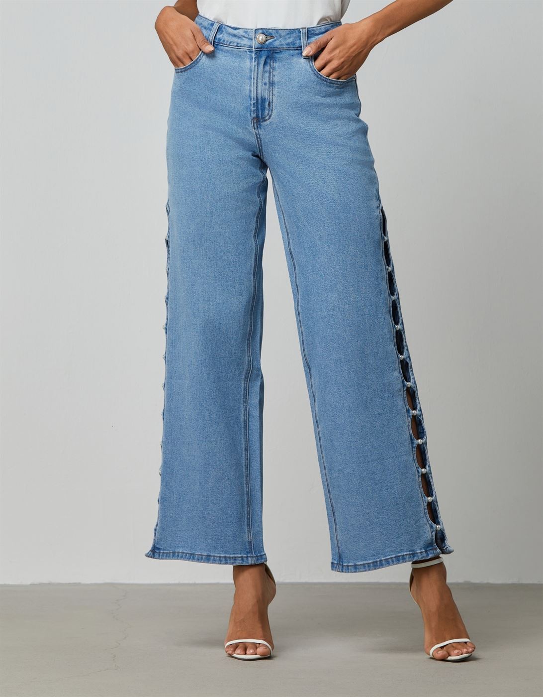 High Waist Straight Leg Pants - Femi9 EG