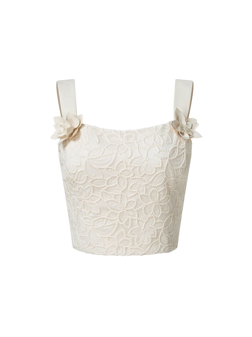 Floral Pattern Lace Top - Femi9 EG