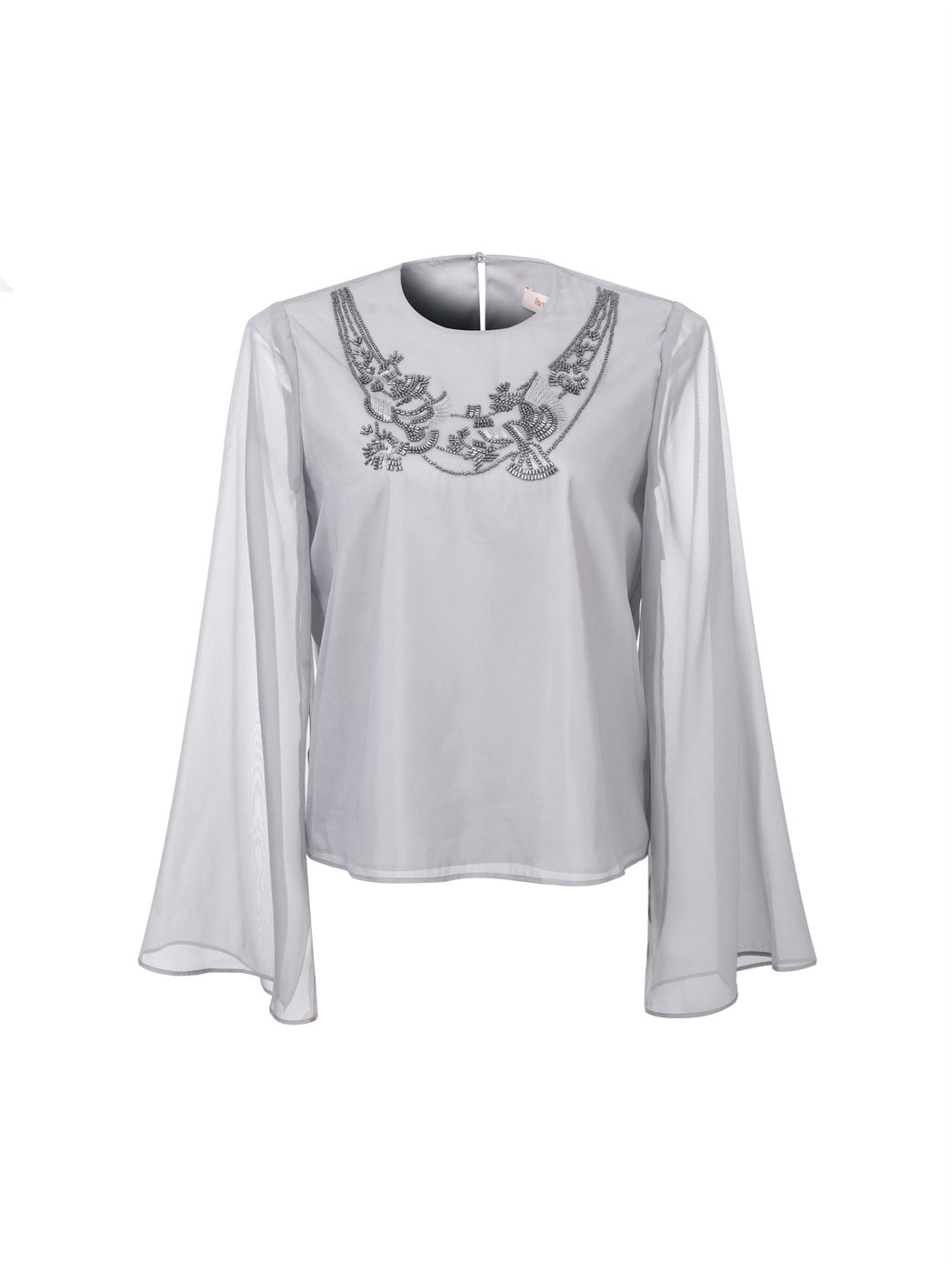 Embellished Bustier Blouse - Femi9 EG