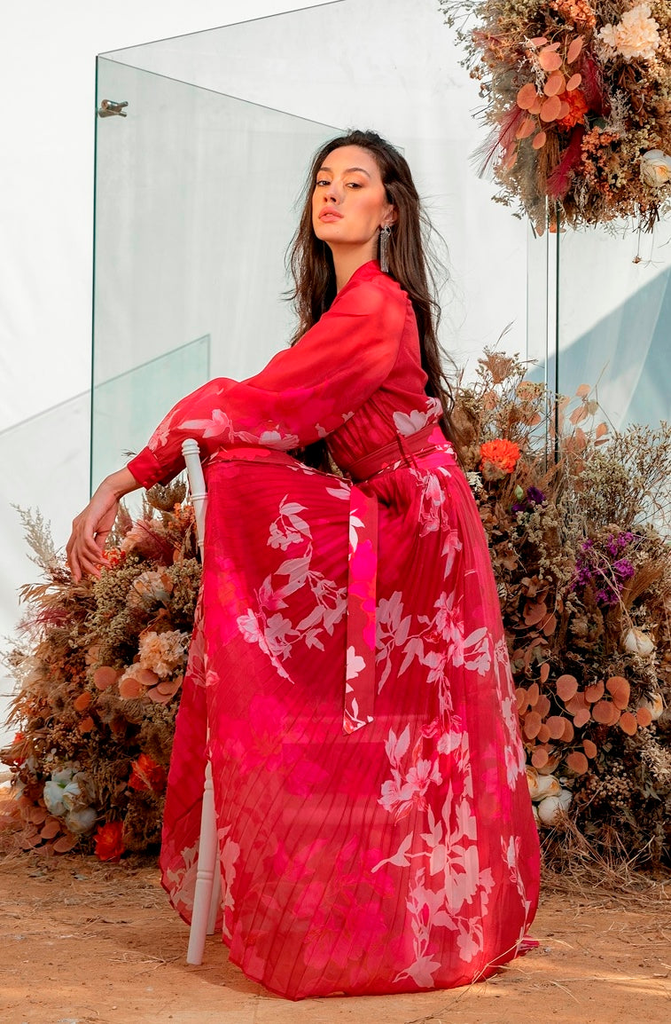 Maxi Printed Dress - Femi9 EG