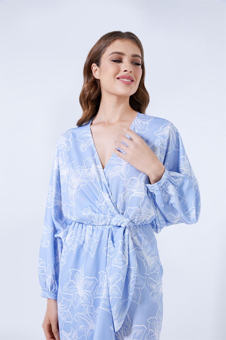 Side Knot Waist Dress - Femi9 EG