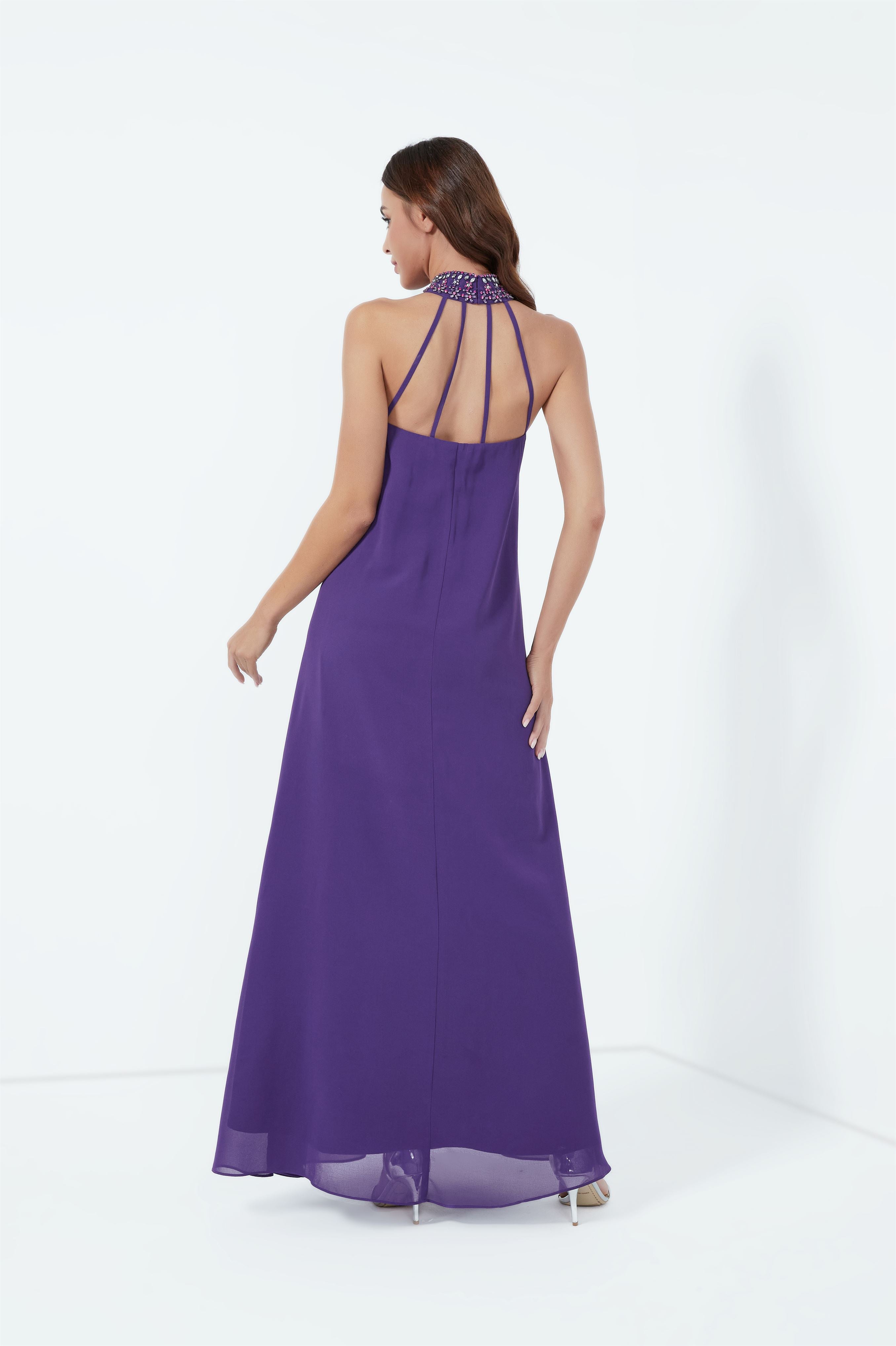 Embellished Off Shoulder Dress - Femi9 EG