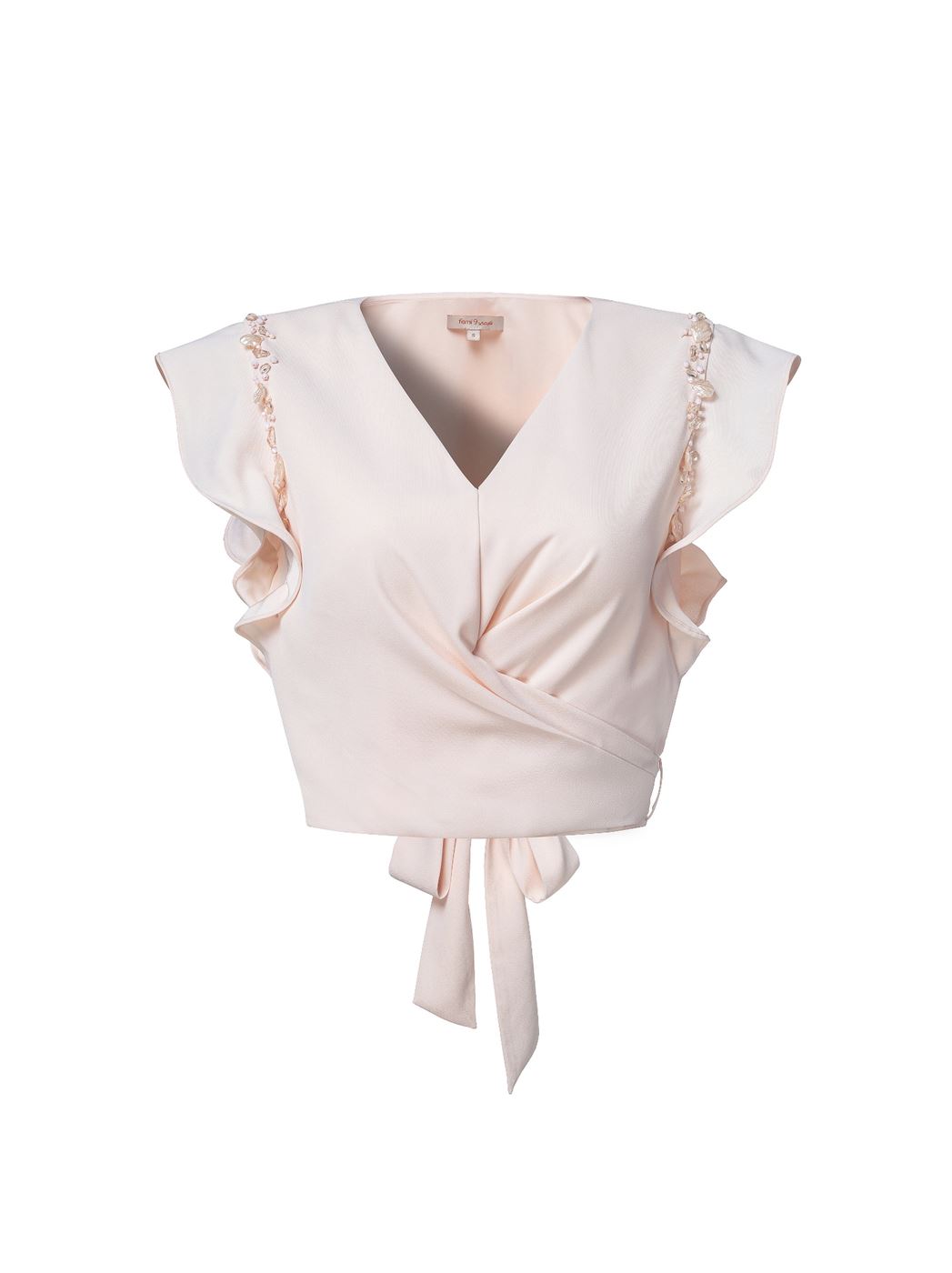 Sparkly Details Crepe Top - Femi9 EG