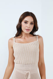 Unique Knitted Crop Top - Femi9 EG