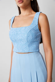 Sleeveless Lace Top - Femi9 EG