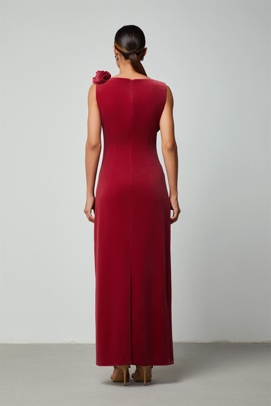 Cutouts Velvet Dress - Femi9 EG