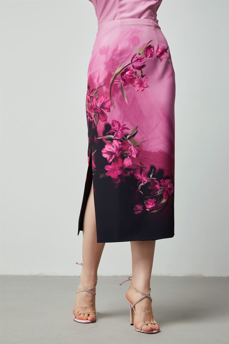 Rose Prints Skirt - Femi9 EG