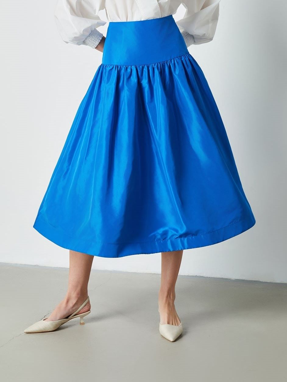 A Line Midi Skirt - Femi9 EG