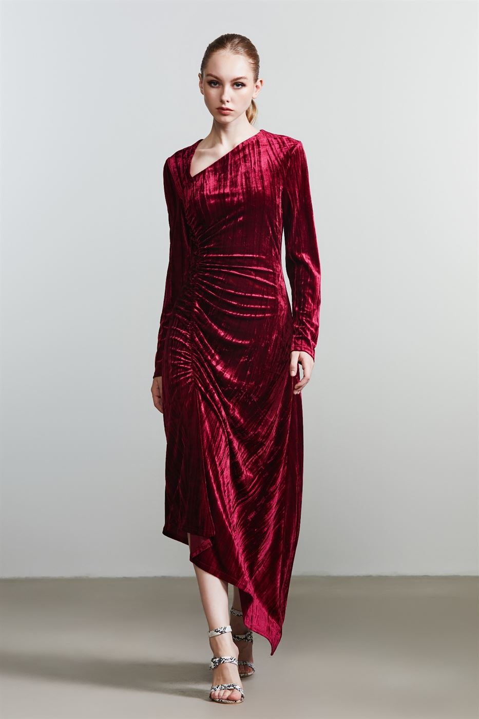 Rushed Velvet Dress - Femi9 EG