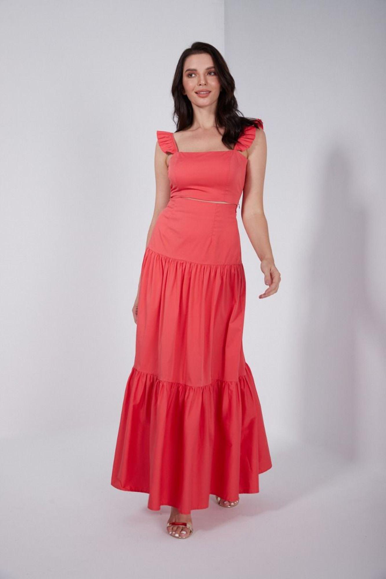 High Waist Tiered Skirt - Femi9 EG