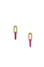 Multi Tone Double Drop Earrings - Femi9 EG