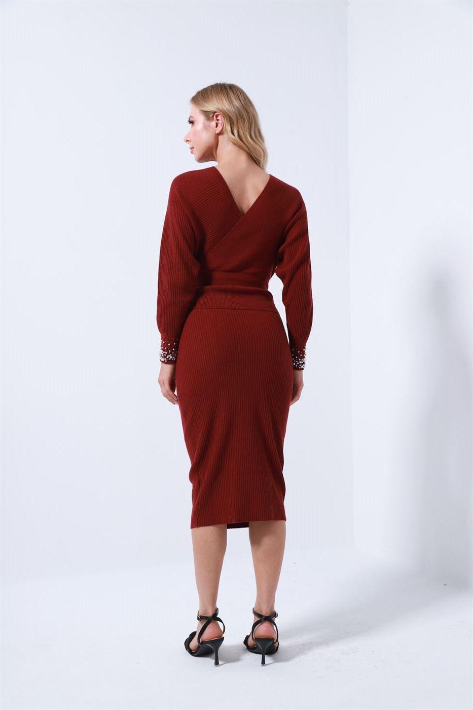 Midi Pencil Knitted Skirt - Femi9 EG