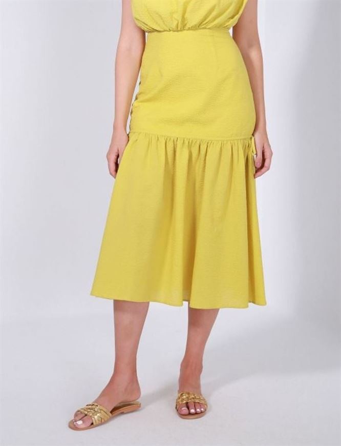 Ruffled Midi Skirt - Femi9 EG