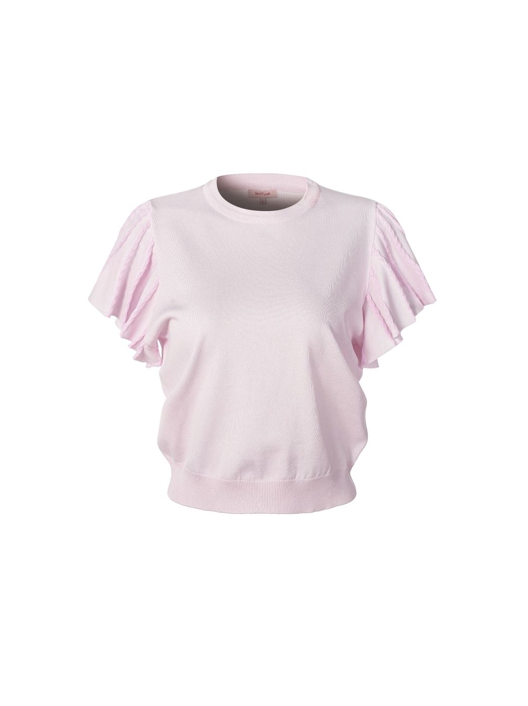 Sleeve Detail  Knitted Top - Femi9 EG