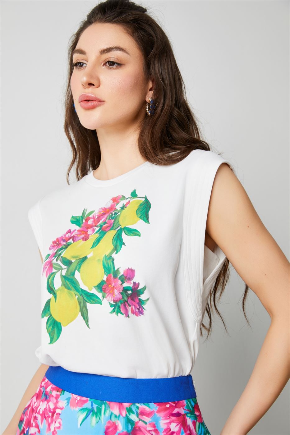 Floral Print T-Shirt - Femi9 EG