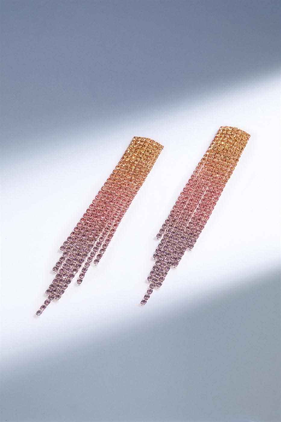 Statement Earrings With Fringe Detail - Femi9 EG