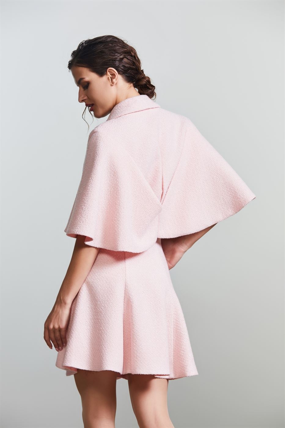Short Cropped Cape Jacket - Femi9 EG