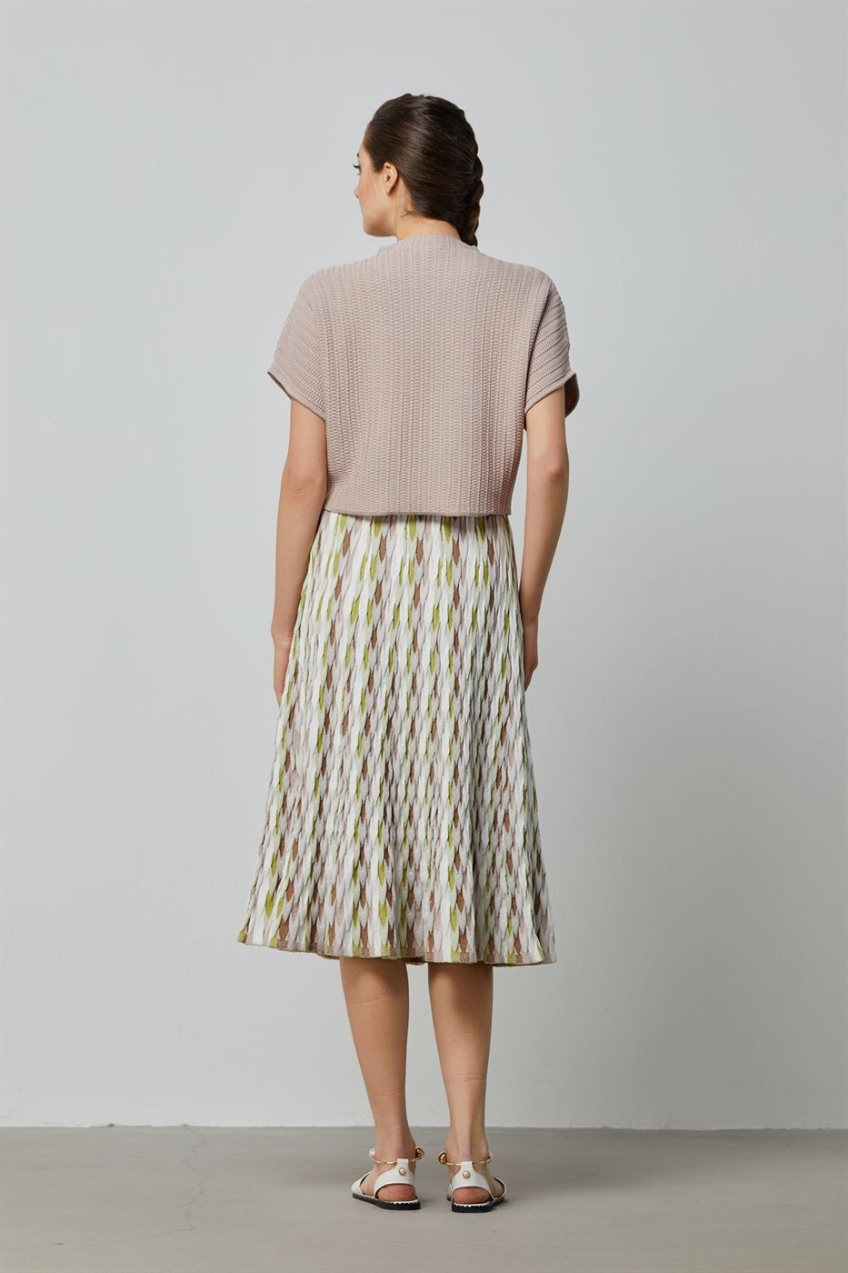 Dropped Sleeve Knitted Top - Femi9 EG