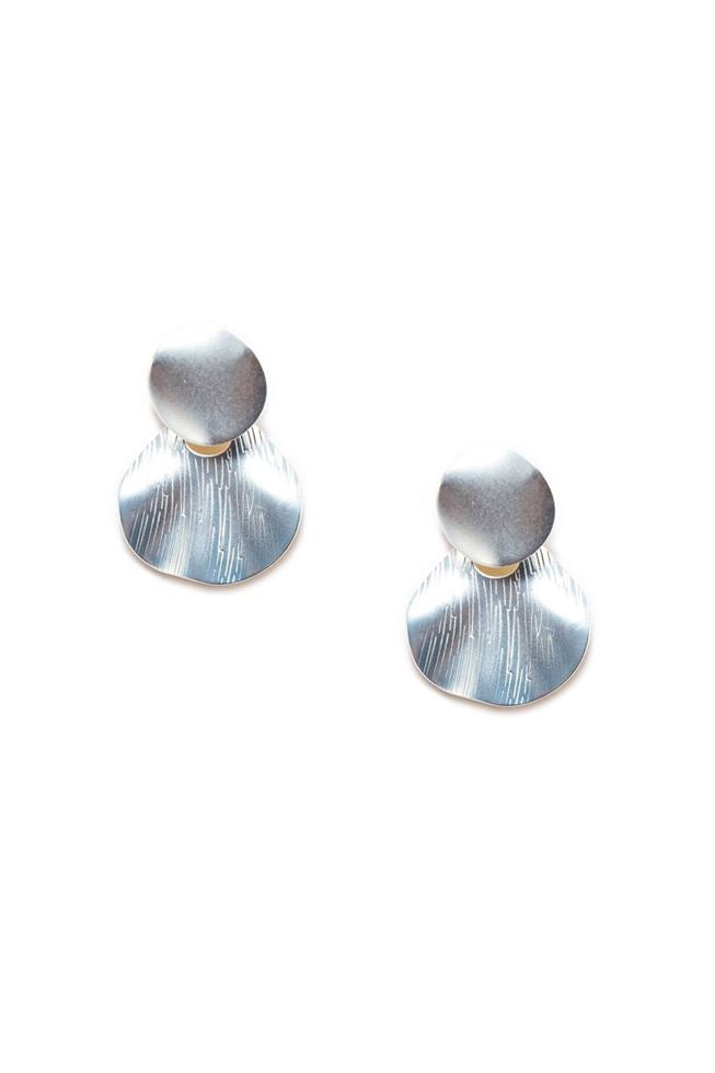 Double Drop Silver Earrings - Femi9 EG