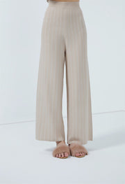 Stripe Lurex Knitted Pants - Femi9 EG