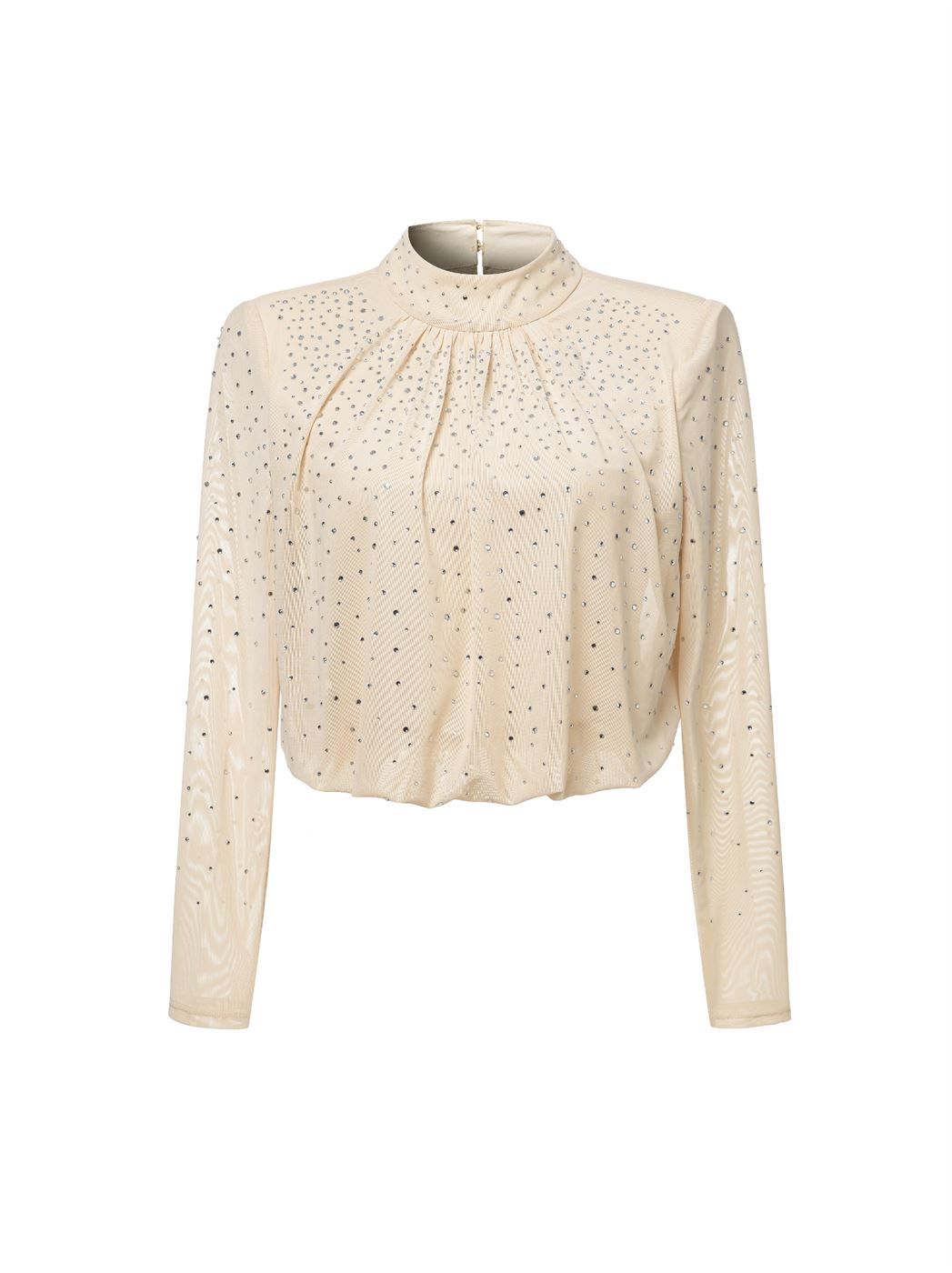 Embellished Mesh Top - Femi9 EG